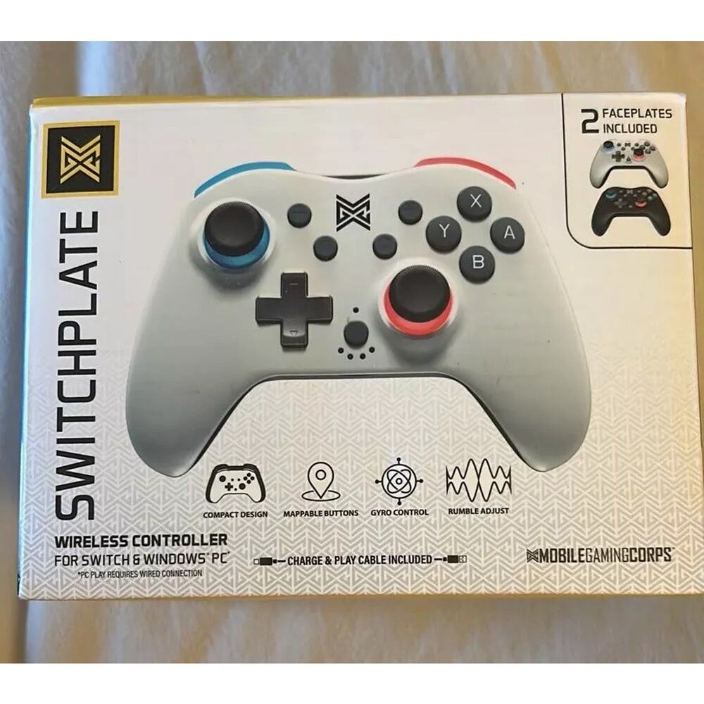 MGC Switchplate Wireless Controller for Nintendo Switch, Windows PC, OLED NEW